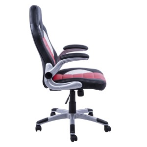 Silla de ordenador JORDAN en piel color negro