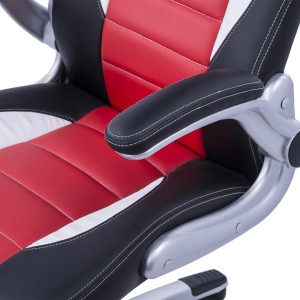 Silla de ordenador JORDAN en piel color negro
