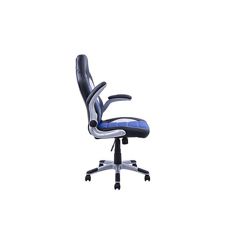 Silla de ordenador JORDAN en piel color negro