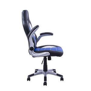 Silla de ordenador JORDAN en piel color negro