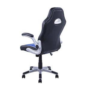 Silla de ordenador JORDAN en piel color negro