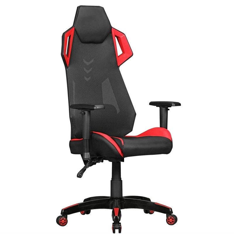 Silla Gaming GAMEPAK en Piel y Malla color Negro