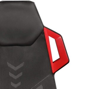 Silla Gaming GAMEPAK en Piel y Malla color Negro