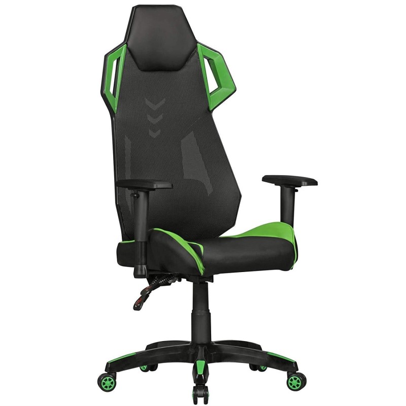 Silla Gaming GAMEPAK en Piel y Malla color Negro