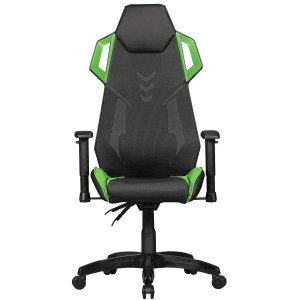 Silla Gaming GAMEPAK en Piel y Malla color Negro