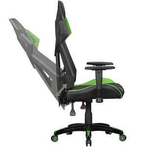 Silla Gaming GAMEPAK en Piel y Malla color Negro