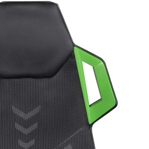 Silla Gaming GAMEPAK en Piel y Malla color Negro