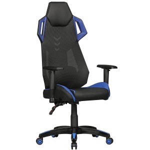 Silla Gaming GAMEPAK en Piel y Malla color Negro