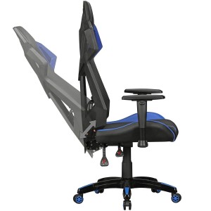 Silla Gaming GAMEPAK en Piel y Malla color Negro