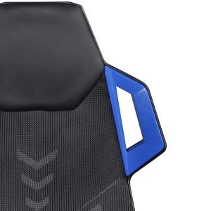 Silla Gaming GAMEPAK en Piel y Malla color Negro