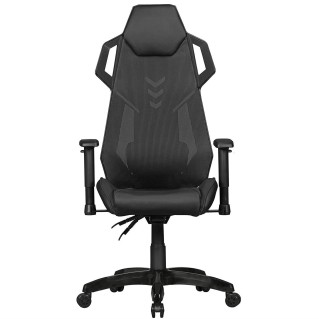 Silla Gaming GAMEPAK en Piel y Malla color Negro 2