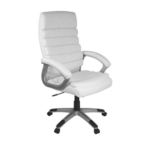 Silla de Oficina VALENCIA en Piel color Negro