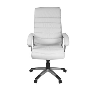 Silla de Oficina VALENCIA en Piel color Negro