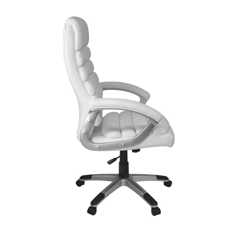 Silla de Oficina VALENCIA en Piel color Negro