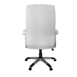 Silla de Oficina VALENCIA en Piel color Negro