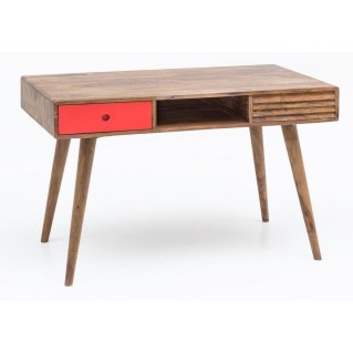 Mesa de Escritorio REPANG, superficie en madera, 117x60x75 cm 2