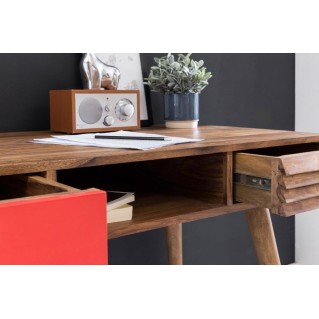 Mesa de Escritorio REPANG, superficie en madera, 117x60x75 cm 2