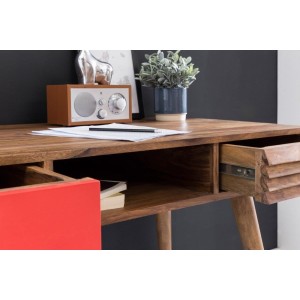 Mesa de Escritorio REPANG, superficie en madera, 117x60x75 cm