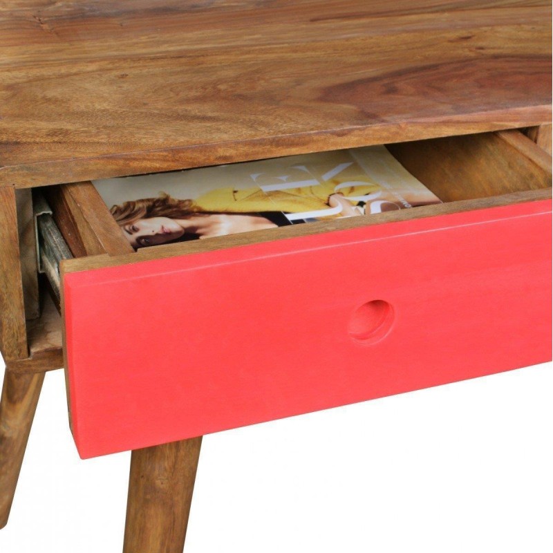 Mesa de Escritorio REPANG, superficie en madera, 117x60x75 cm