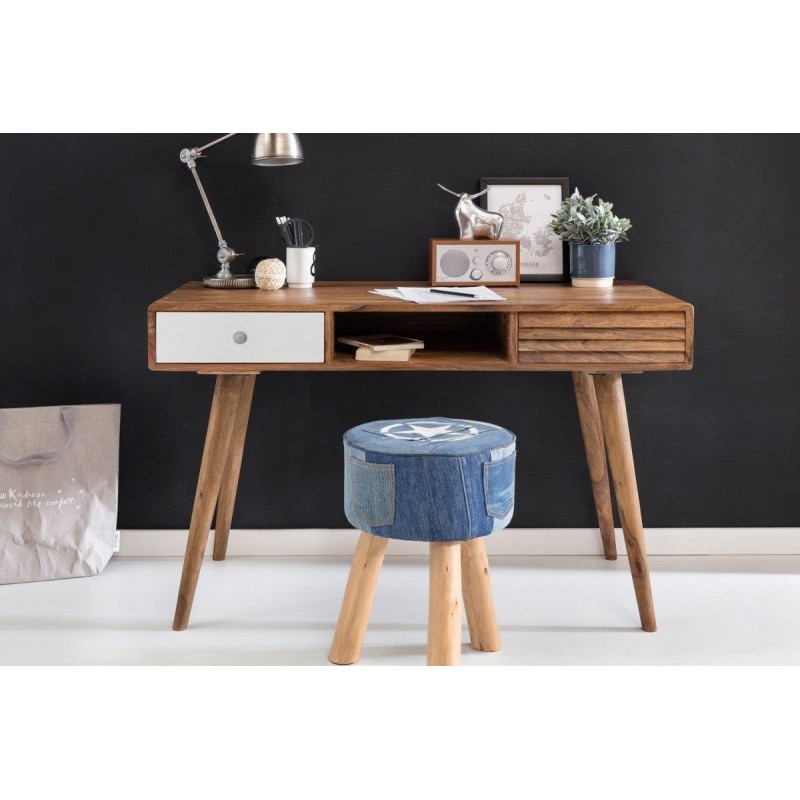 Mesa de Escritorio REPANG, superficie en madera, 117x60x75 cm