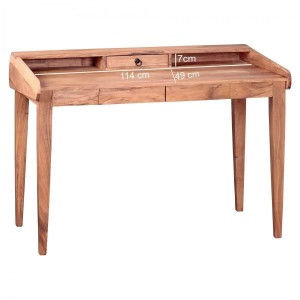 Mesa de Escritorio BOJAN en madera maciza de acacia