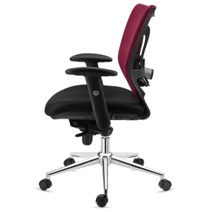 Silla de Oficina Ergonomica, LAMBO, soporte lumbar, en negro