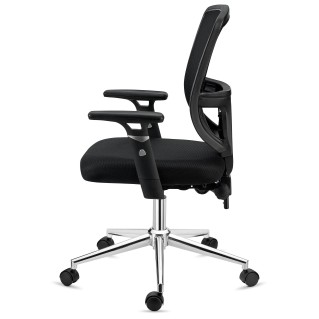 Silla de Oficina DINAMIC, robusta y ajustable, negro 2