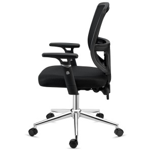 Silla de Oficina DINAMIC, robusta y ajustable, negro