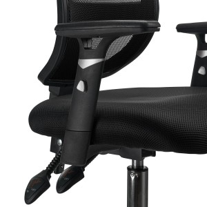 Silla de Oficina DINAMIC, robusta y ajustable, negro