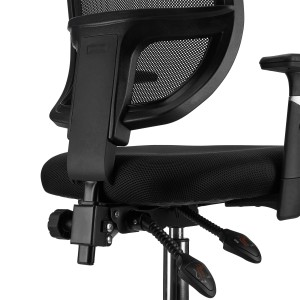 Silla de Oficina DINAMIC, robusta y ajustable, negro