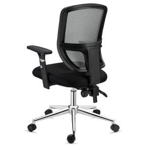 Silla de Oficina DINAMIC, robusta y ajustable, negro