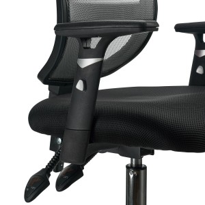 Silla de Oficina DINAMIC, robusta y ajustable, negro