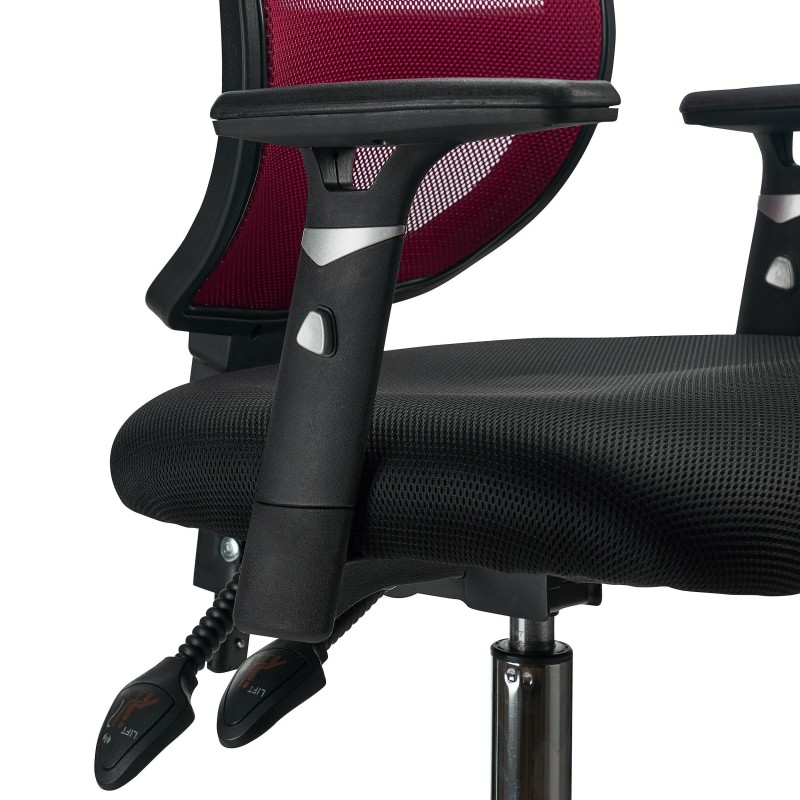 Silla de Oficina DINAMIC, robusta y ajustable, negro