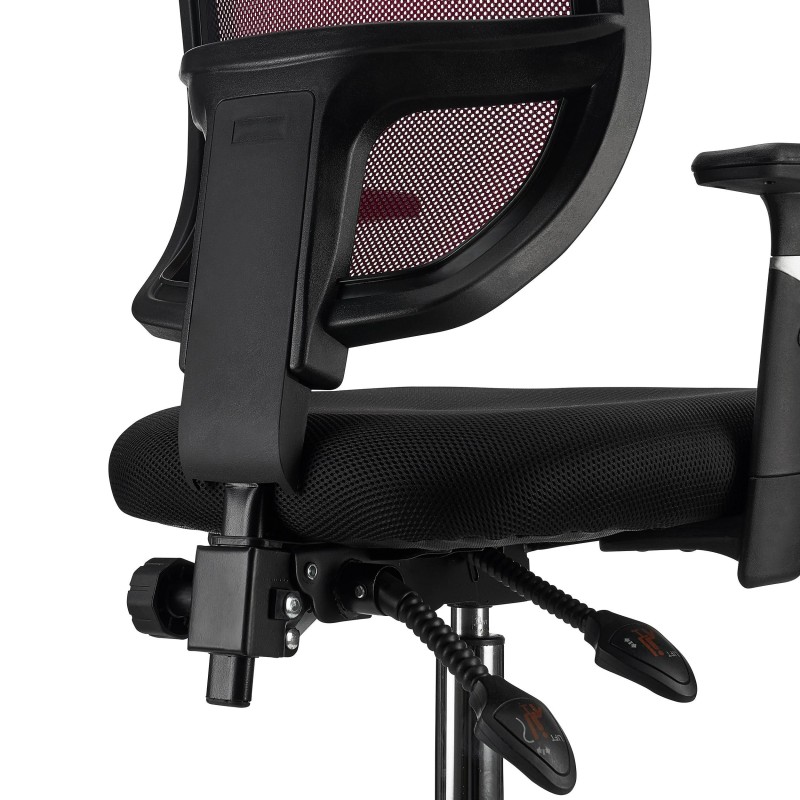 Silla de Oficina DINAMIC, robusta y ajustable, negro