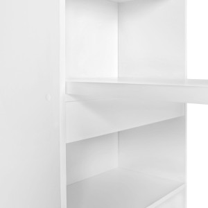 Mesa de ordenador NIKO en madera color Blanco