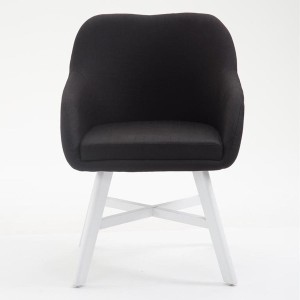 Silla de Confidente KETEL muy exclusiva color negro