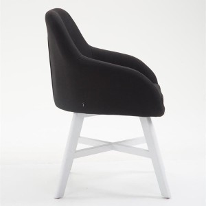 Silla de Confidente KETEL muy exclusiva color negro