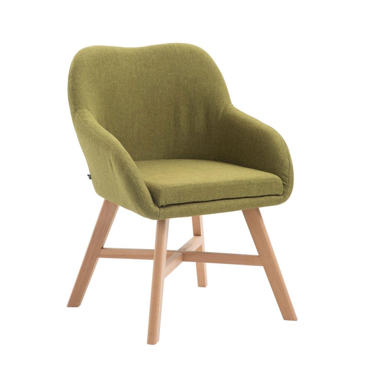 Silla de Confidente KETEL Muy Exclusiva, Estructura en Madera, Patas Claras y Negro