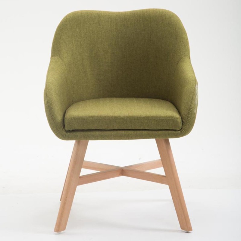 Silla de Confidente KETEL muy exclusiva patas claras color Negro
