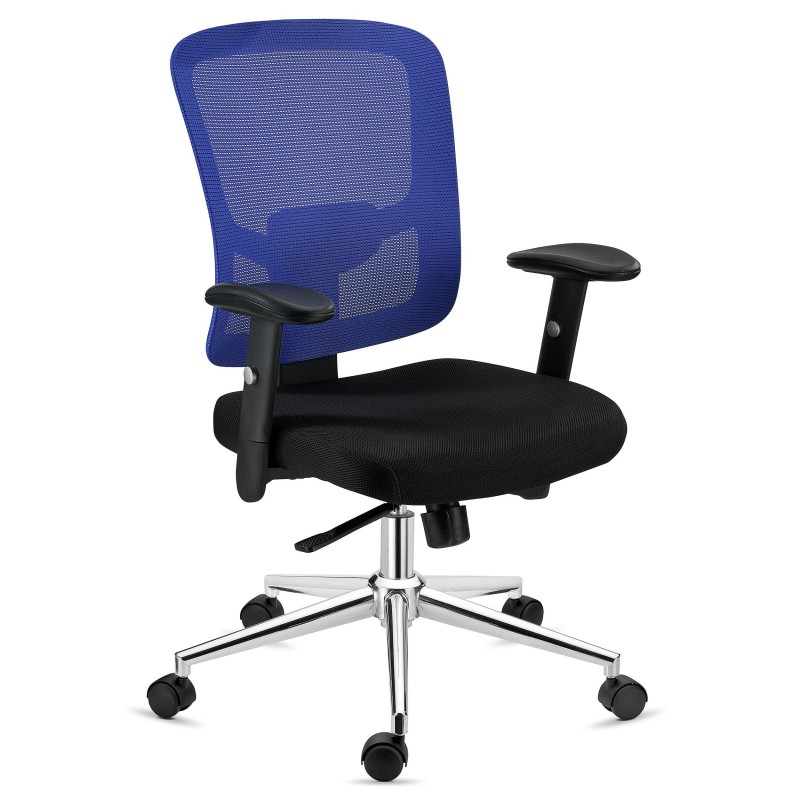 Silla Ergonómica MARKO, soporte lumbar, en negro