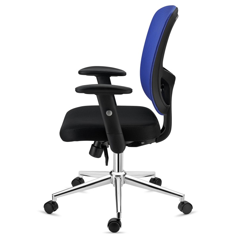 Silla Ergonómica MARKO, soporte lumbar, en negro