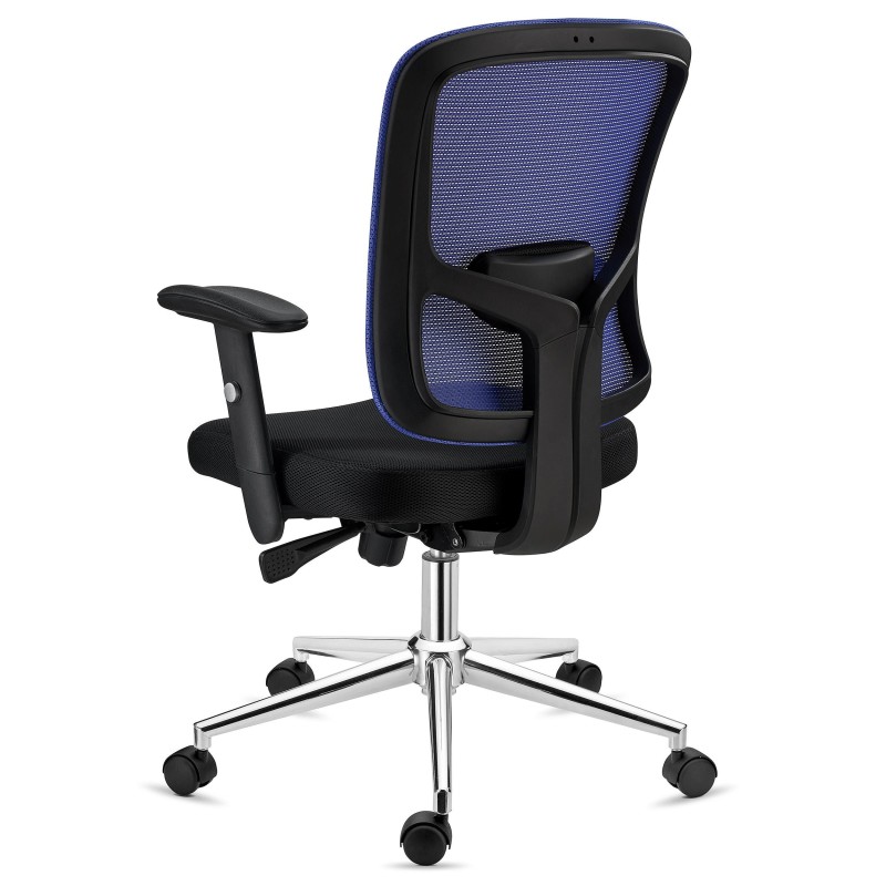 Silla Ergonómica MARKO, soporte lumbar, en negro