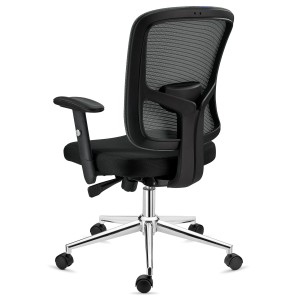 Silla Ergonómica MARKO, soporte lumbar, en negro