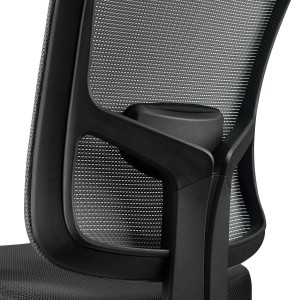 Silla Ergonómica MARKO, soporte lumbar, en negro