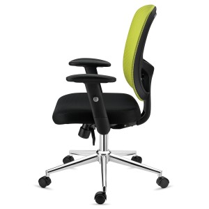 Silla Ergonómica MARKO, soporte lumbar, en negro