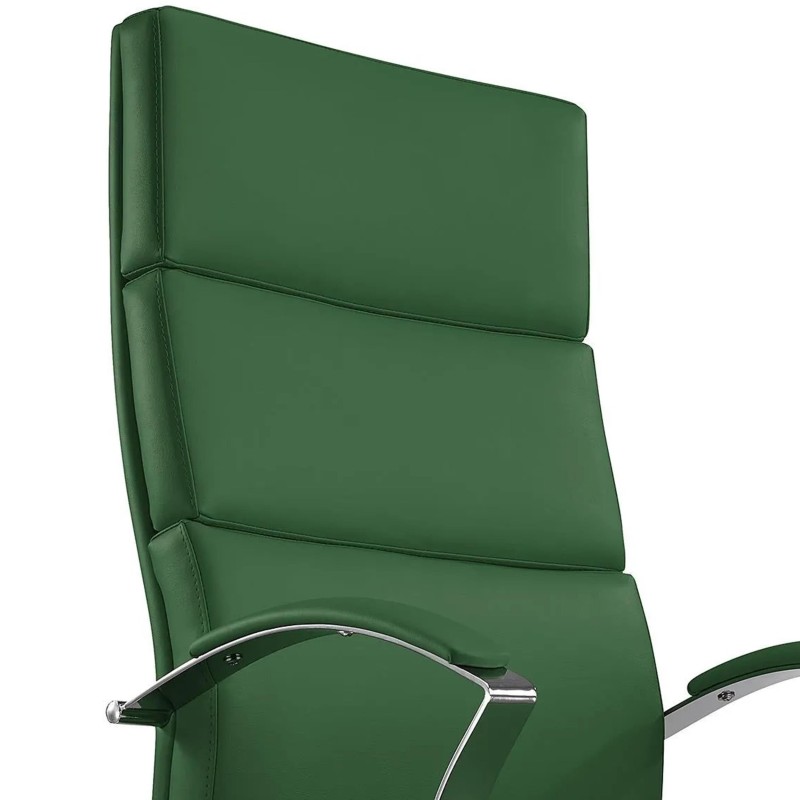 Sillón de Oficina RABAT en Piel color Negro