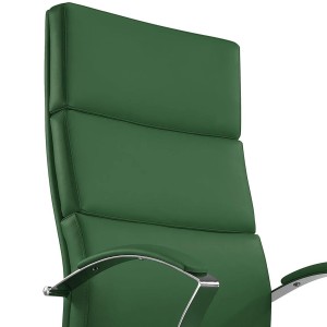 Sillón de Oficina RABAT en Piel color Negro
