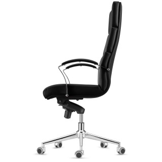 Sillón de Oficina RABAT en Piel color Negro 2
