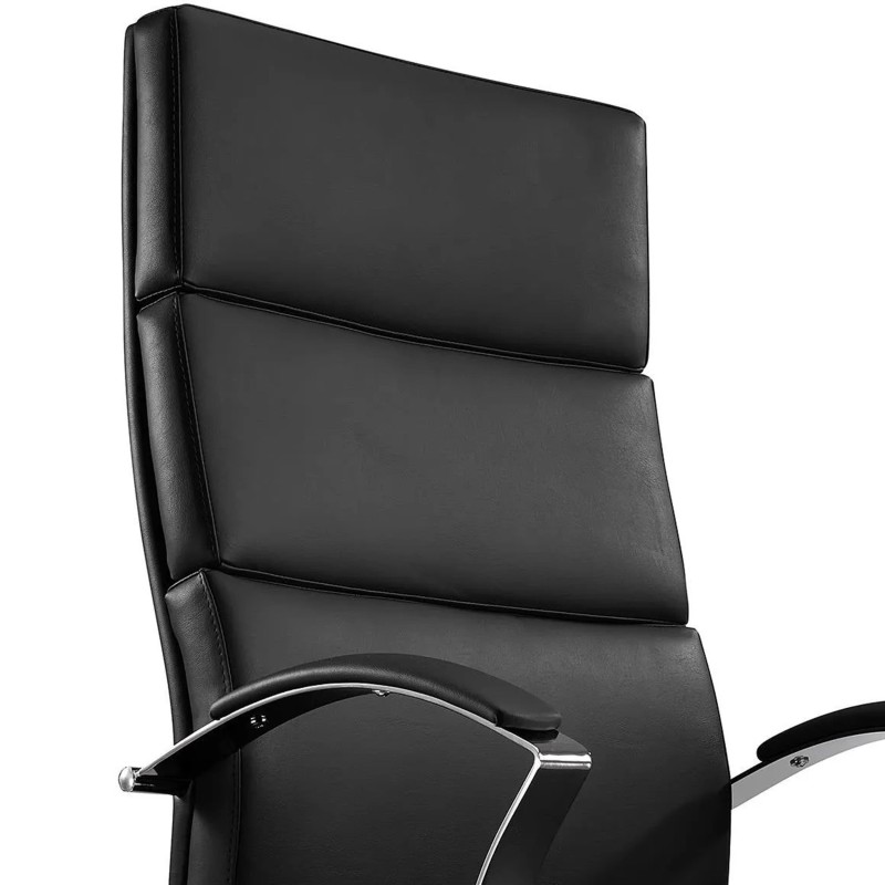 Sillón de Oficina RABAT en Piel color Negro