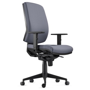 Silla Ergonómica OLIVER, tela negra